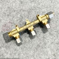 TRUMA 3-Way Gas Manifold / Gas Tap 10 - 8mm Caravan, Motorhome Camper 24136-31DV