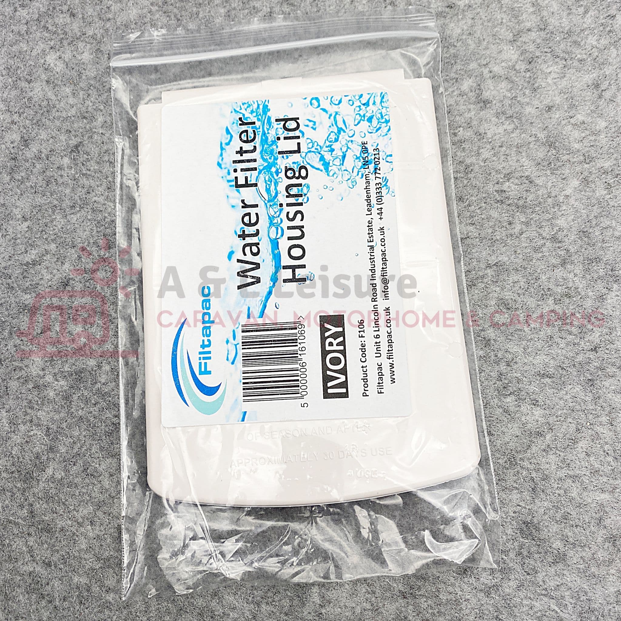 Truma Filtapac Crystal 2 Water Inlet Housing Flap IVORY Caravan Motorhome F106