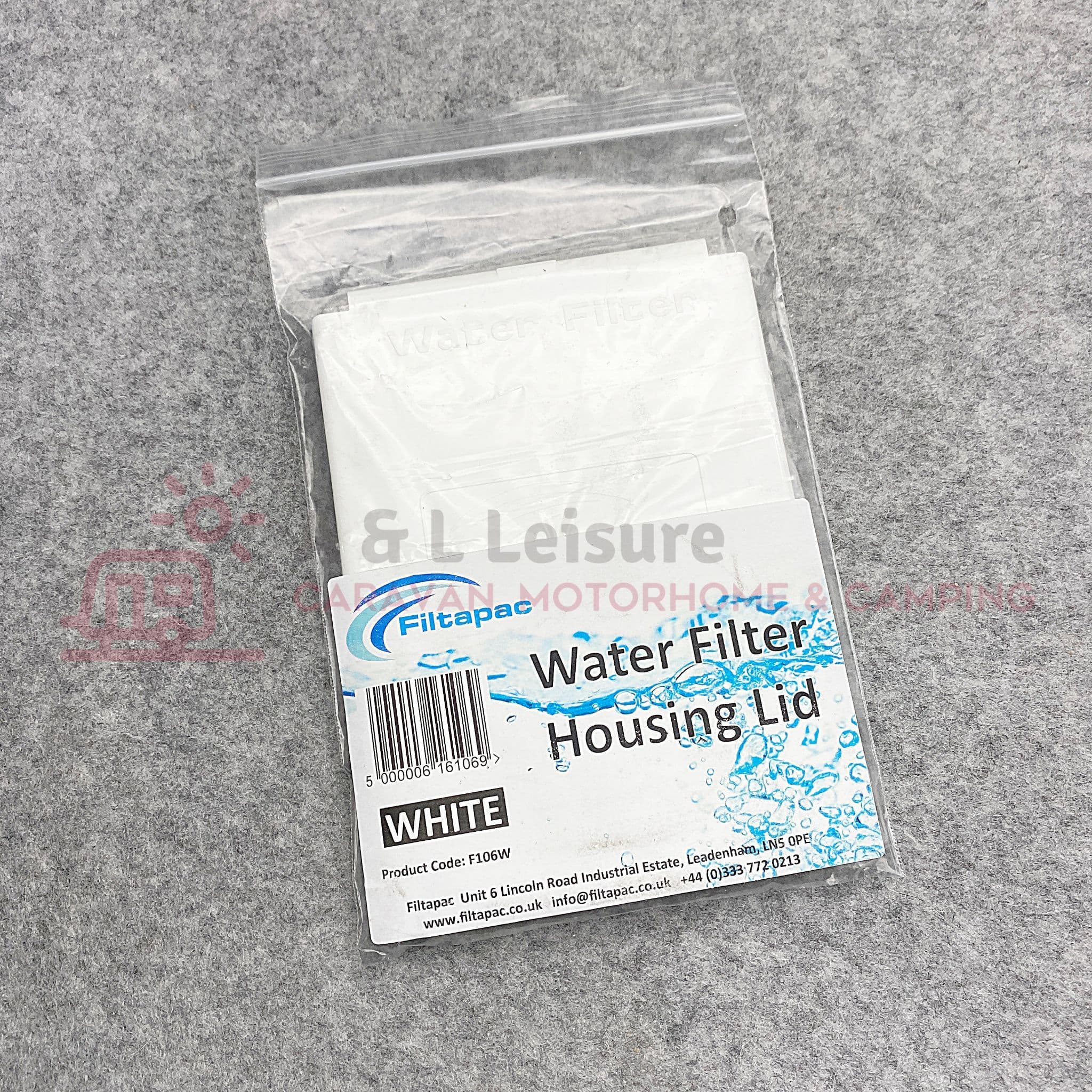 Truma Filtapac Crystal 2 Water Inlet Housing Flap WHITE Caravan Motorhome F106W