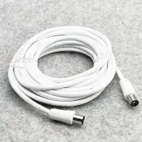 Tv Co-Axial Fly Lead 5m Coax TV Extension