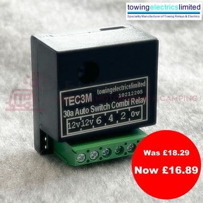 Universal Self Switching Split Charge Relay 12v Towbar Electrics, Wiring - TEC3M