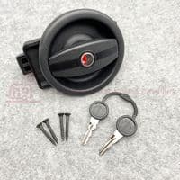 Vecam / Zadi Caravan Door Lock c/w Barrel - Left Hand -  PO391