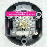 VECHLINE 13 Pin Caravan Towing Socket 12V Tow Bar Socket