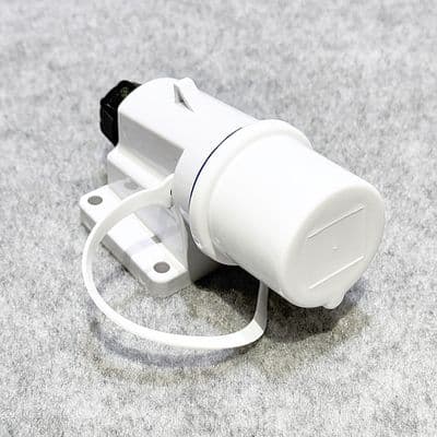 W4 Angled Mains Hook Up Socket Inlet &  Cover