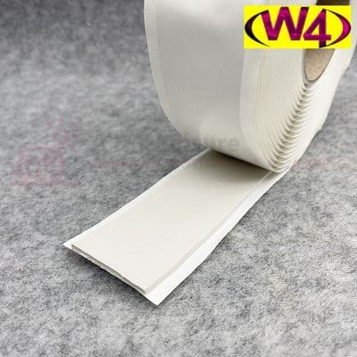 W4 Caravan, Motorhome Mastic Sealing Strip WHITE 32mm x 5m x 2.5mm - 00117