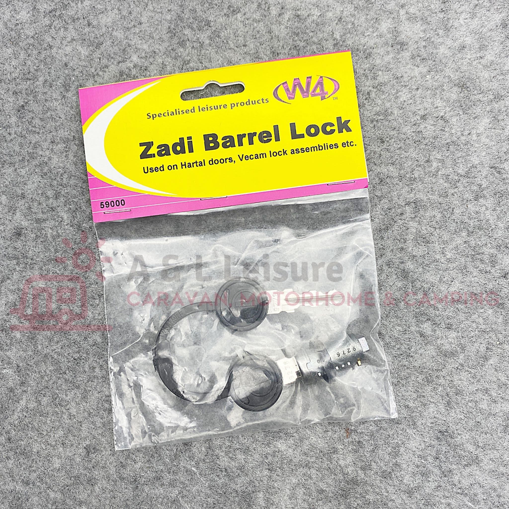W4 Zadi Barrel Lock Replacement & 2 Keys Hartal Door Vecam lock Assemblies 59000