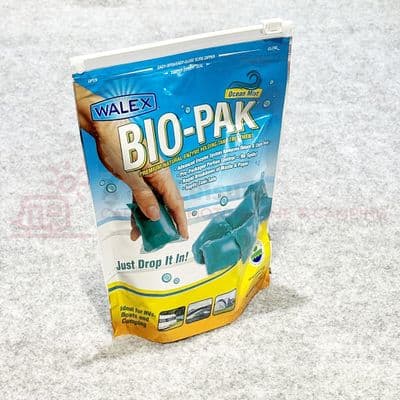 WALEX BIO-PAK Drop-in Sachets Cassette Toilet Chemical - Ocean Mist (10 Sachets)