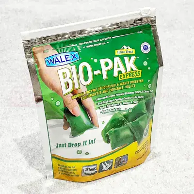 Walex BIO-PAK 'Express' Drop-in Sachets - Cassette Toilet Chemical x15 sachets