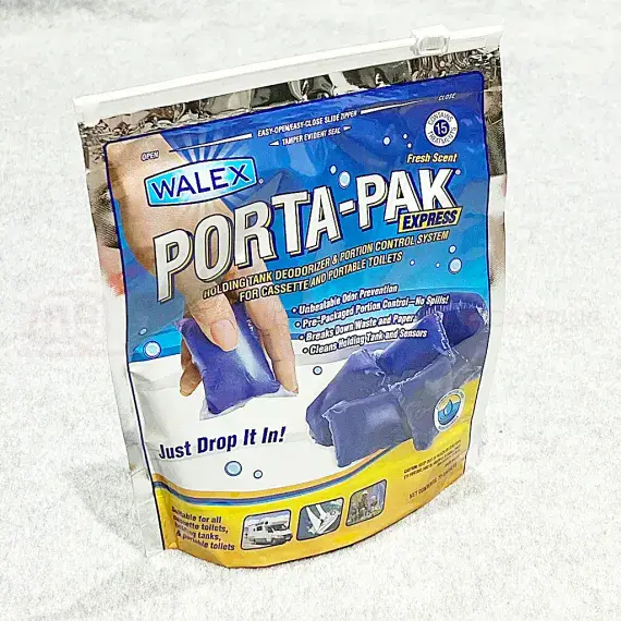 Walex PORTA-PAK Express Drop-in Sachets Cassette Toilet chemical  x15 Saschets