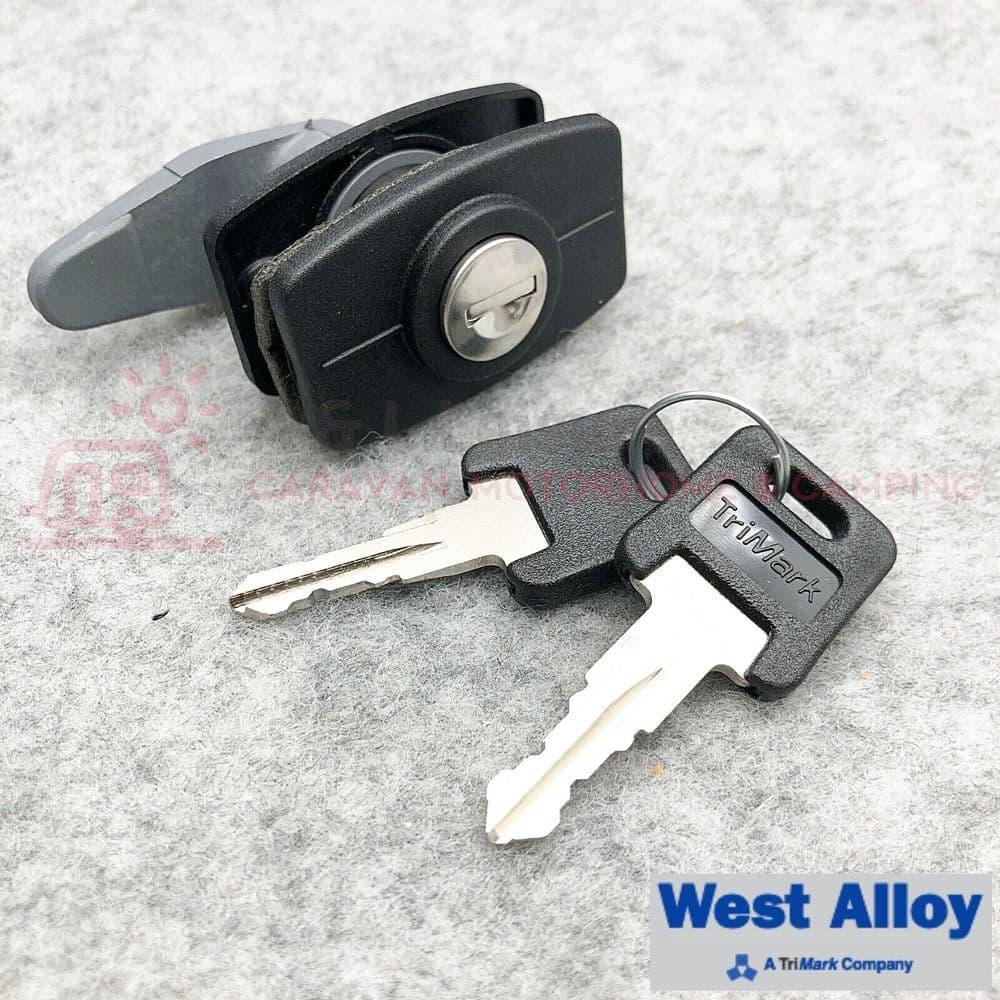 West Alloy Trimark Lock Assembly C/w 2 Keys