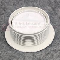 WHALE Caravan Heating Blown Air Directional Ducting Vent Fitting WHITE DX6521