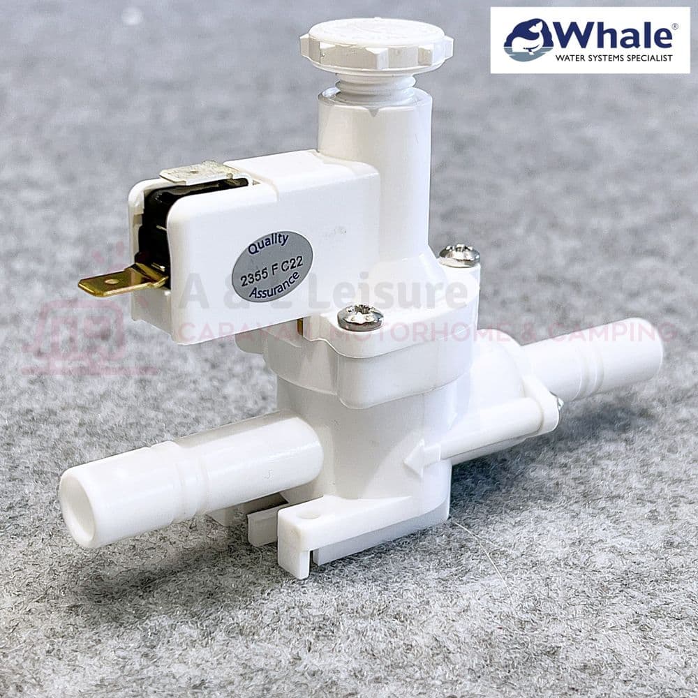 WHALE Grooved Inline Water Pressure Switch 12mm Caravan Motorhome Boat