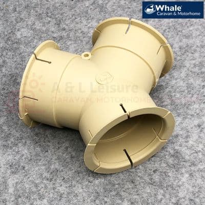 WHALE Space Heater Ducting Y Connector 65mm Air Ducting Truma Caravan DX6504
