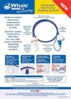 Whale WF3000 Carbon Water Filter Kit & Truma Ultraflow Easi-Press Fitting UH0042