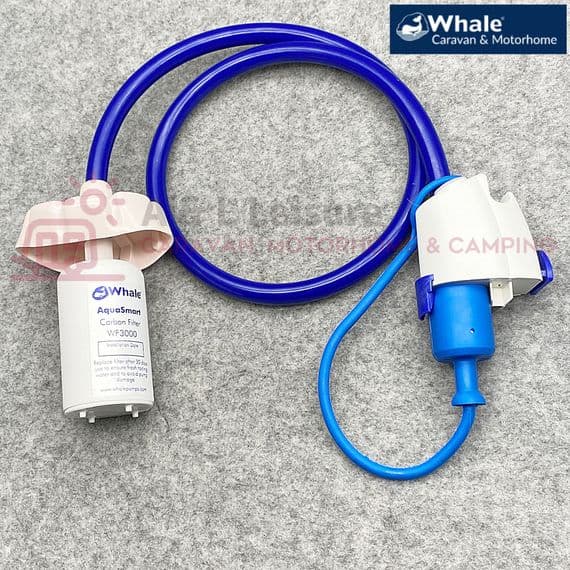 Whale WF3000 Carbon Water Filter Kit & Truma Ultraflow Easi-Press Fitting UH0042