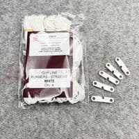 WHITE Guy Line, Guy Rope  Awning Tent 4 x 500 & Straight Runners AL120