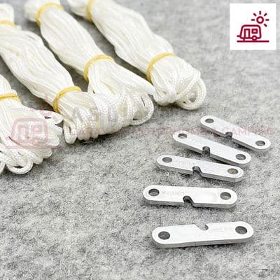 WHITE Guy Line, Guy Rope  Awning Tent 4 x 500 & Straight Runners AL120