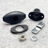 Zadi Push Lock Small - Black