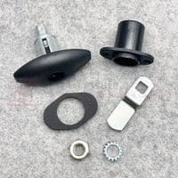 Zadi Push Lock Small - Black