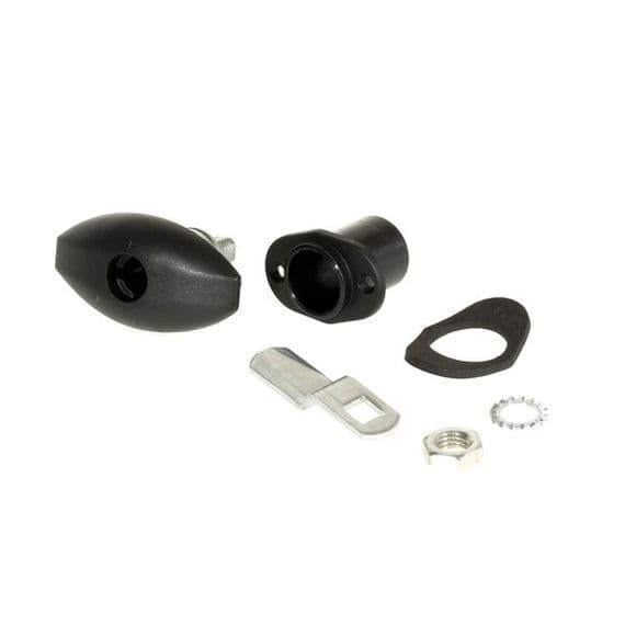 Zadi Push Lock Small - Black
