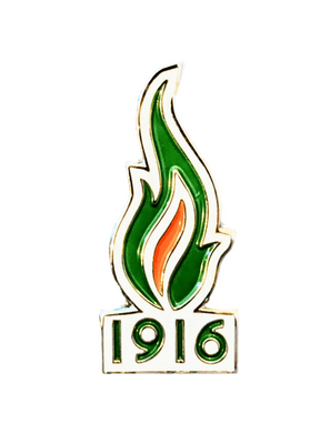 1916 Flame Easter Lily Badge