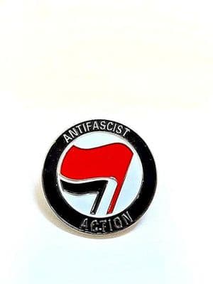 Antifa Enamel Pin Badge