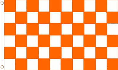 Armagh Flag Orange & White Check