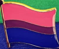 Bi-Pride Flag Enamel Pin Badge