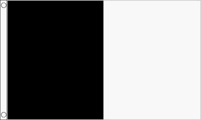 Black and White Irish County Flag