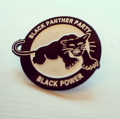 Black Panther Party Black Power Enamel Pin Badge