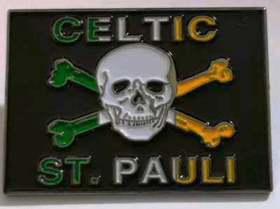 Celtic St Pauli Enamel Pin Badge