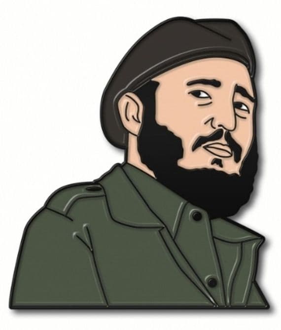 Fidel Castro Badge