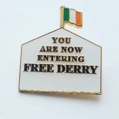 Free Derry Ireland Badge