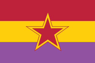 GRAPO Spanish Republic Flag 5 x 3 FT