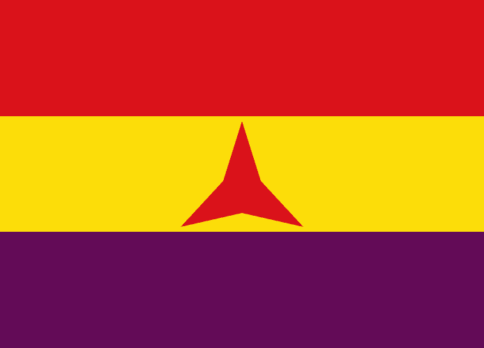 1/72 XV International Brigade Flags (3