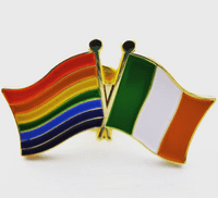 Ireland Rainbow Flag Enamel Pin Badge