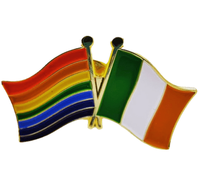 Ireland Rainbow Flag Enamel Pin Badge