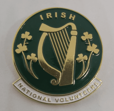 Irish National Volunteers Enamel Pin Badge
