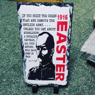James Connolly 1916 Slate