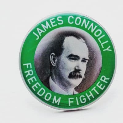James Connolly Freedom Fighter Pin Badge