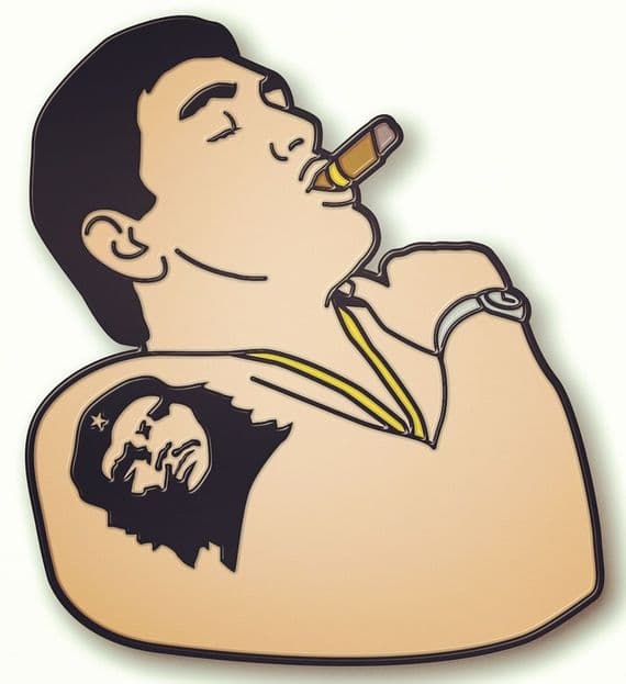 Maradona Cigar Badge