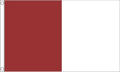 Maroon and White Irish County Flag