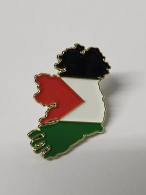 Palestine Ireland Map Badge
