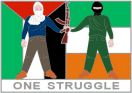 Palestine Ireland One Struggle Badge