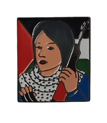 Palestine Woman Fighter Badge