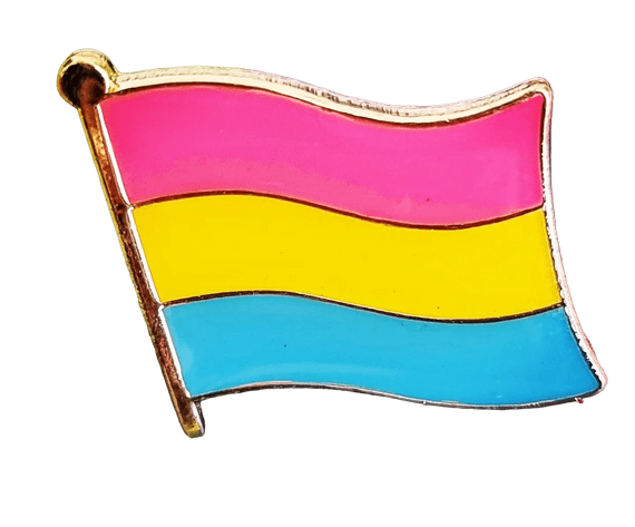 Pansexual Flag Enamel Pin Badge