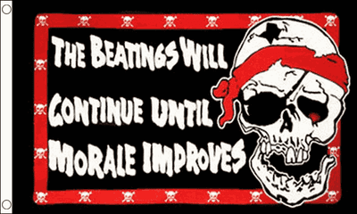 Pirate Beatings Flag