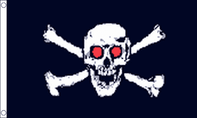 Pirate Red Eyes Flag