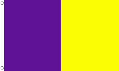 Purple and Gold Irish County Flag