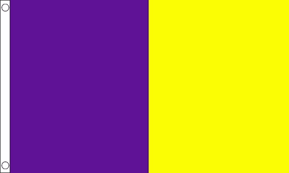 Purple and Gold Irish County Flag